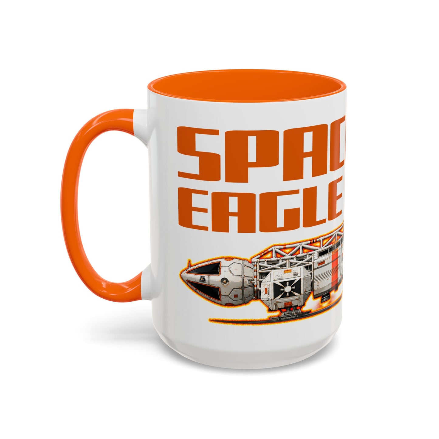 SPACE 1999 EAGLE RESCUE Spaceship Collectible Fireball Art Coffee Mug - 2 Sizes