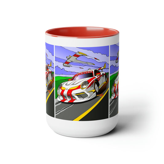 CONCEPT 911 Coffee Mug, 15oz, Illustration, 911, Car Mug, Car, Cars, Race Car Mug-Mug-Fireball Tim Garage