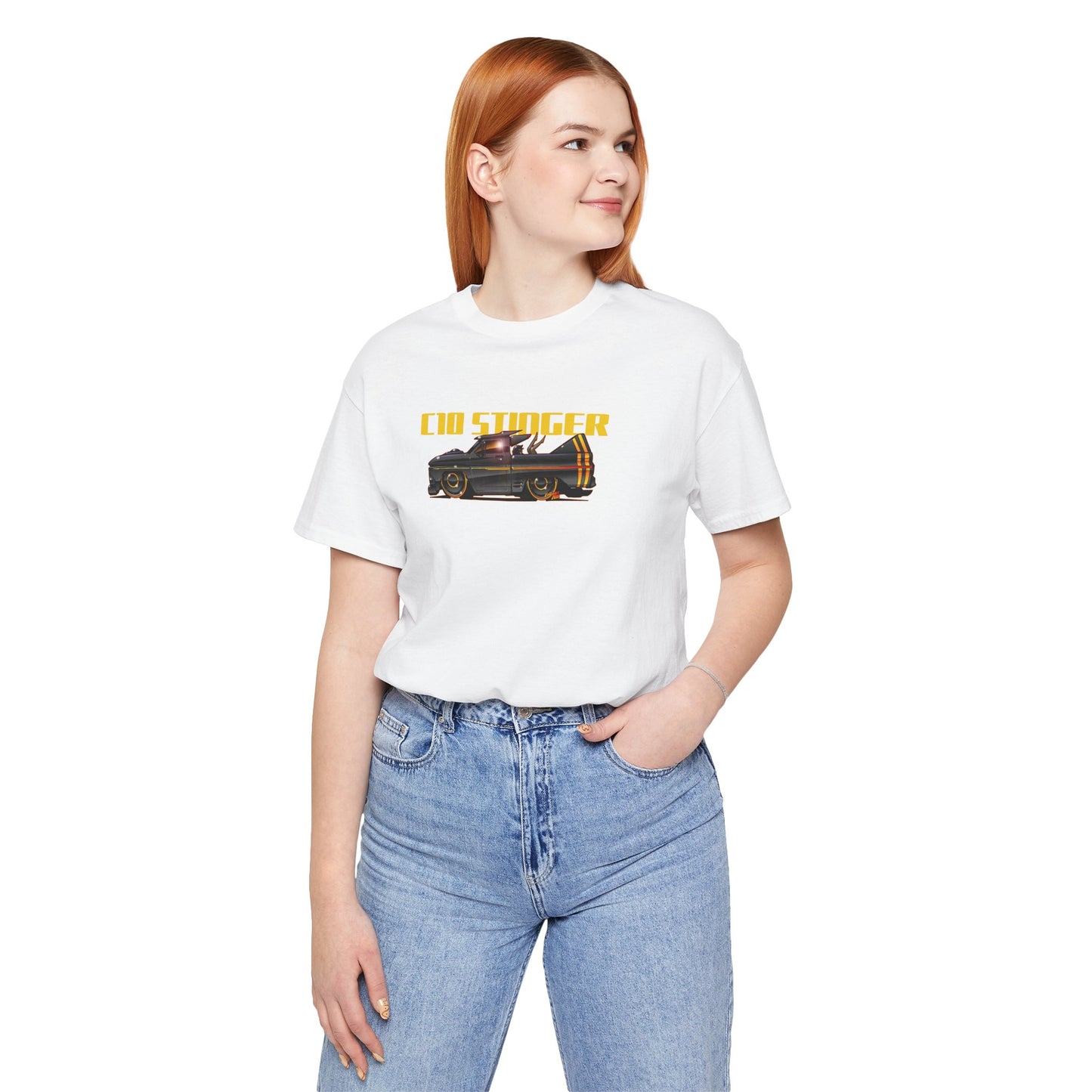 CHEVROLET C10 1960 Stinger Pickup Truck Custom Short Sleeve Tee 8 Colors