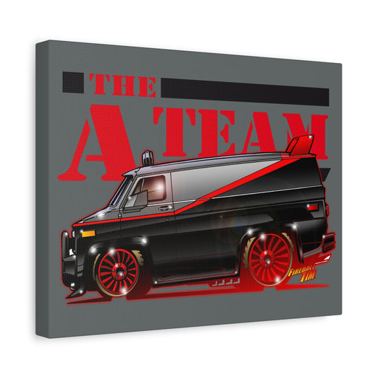 THE A-TEAM VAN TV Show Canvas Art Print - 11x14