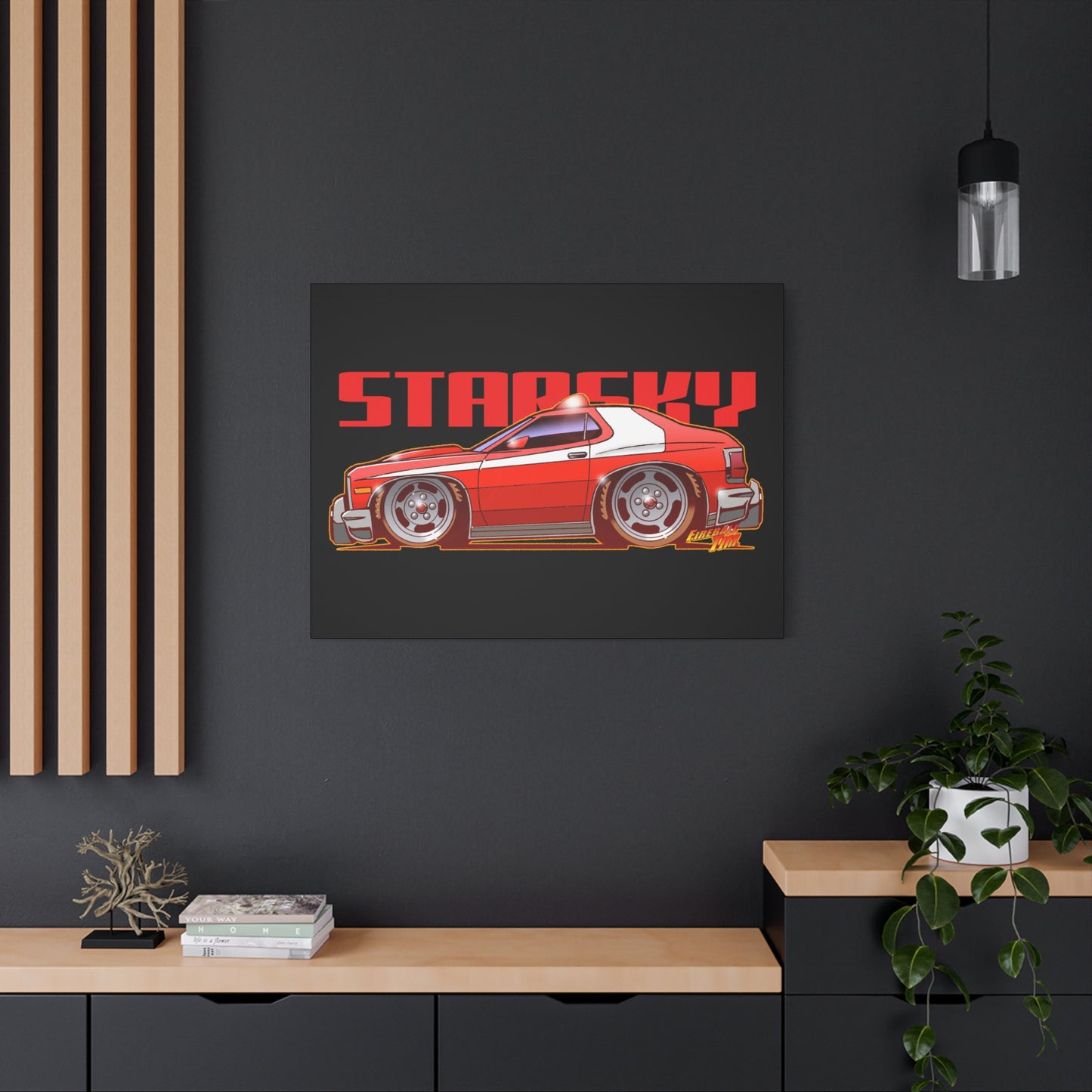 STARSKY Torino Fireball Canvas Art Print - 11x14