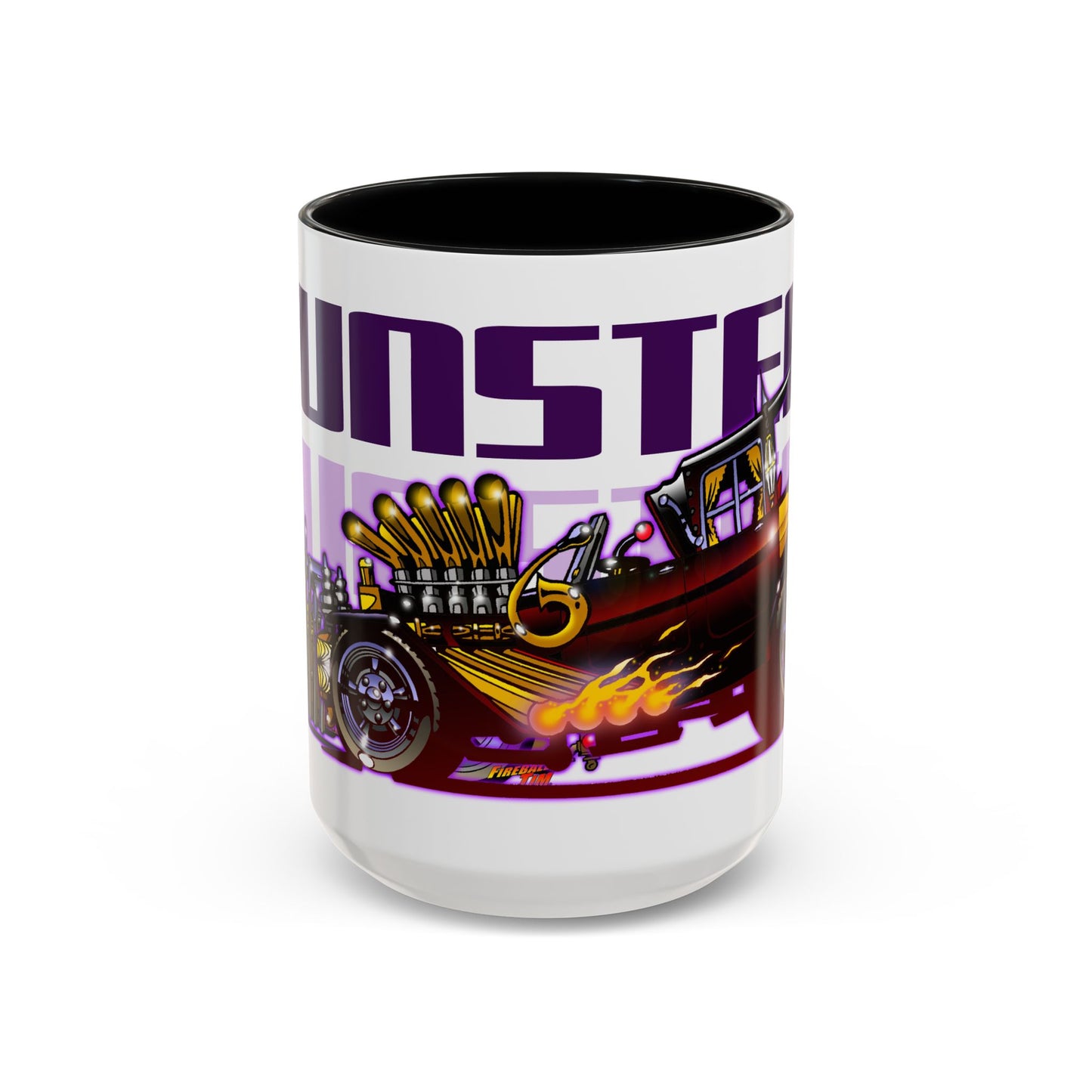 THE MUNSTERS TV Show Munster Koach Fireball Art Coffee Mug - 2 Sizes
