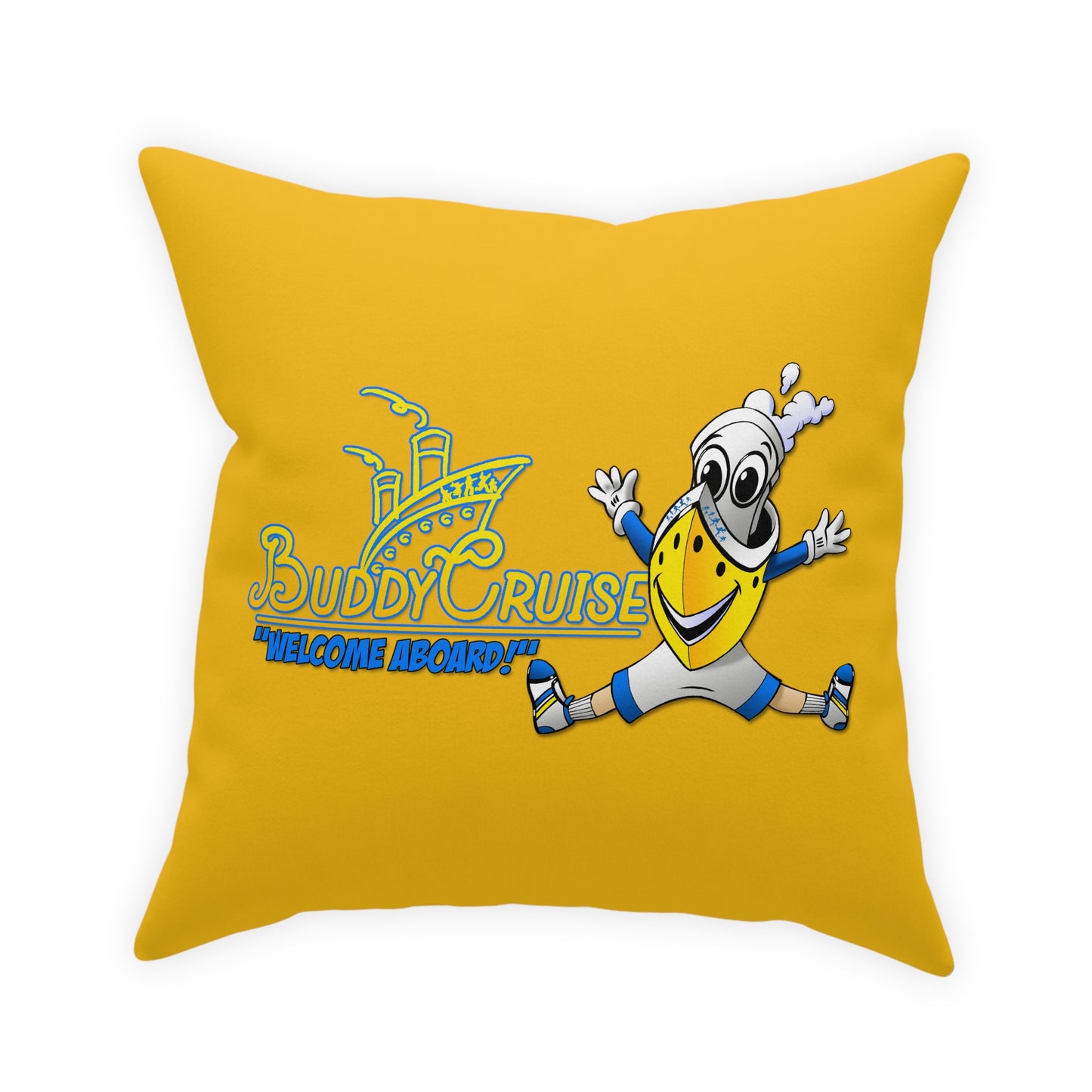 BUDDY CRUISE Buddy Yellow Pillow 4 Sizes
