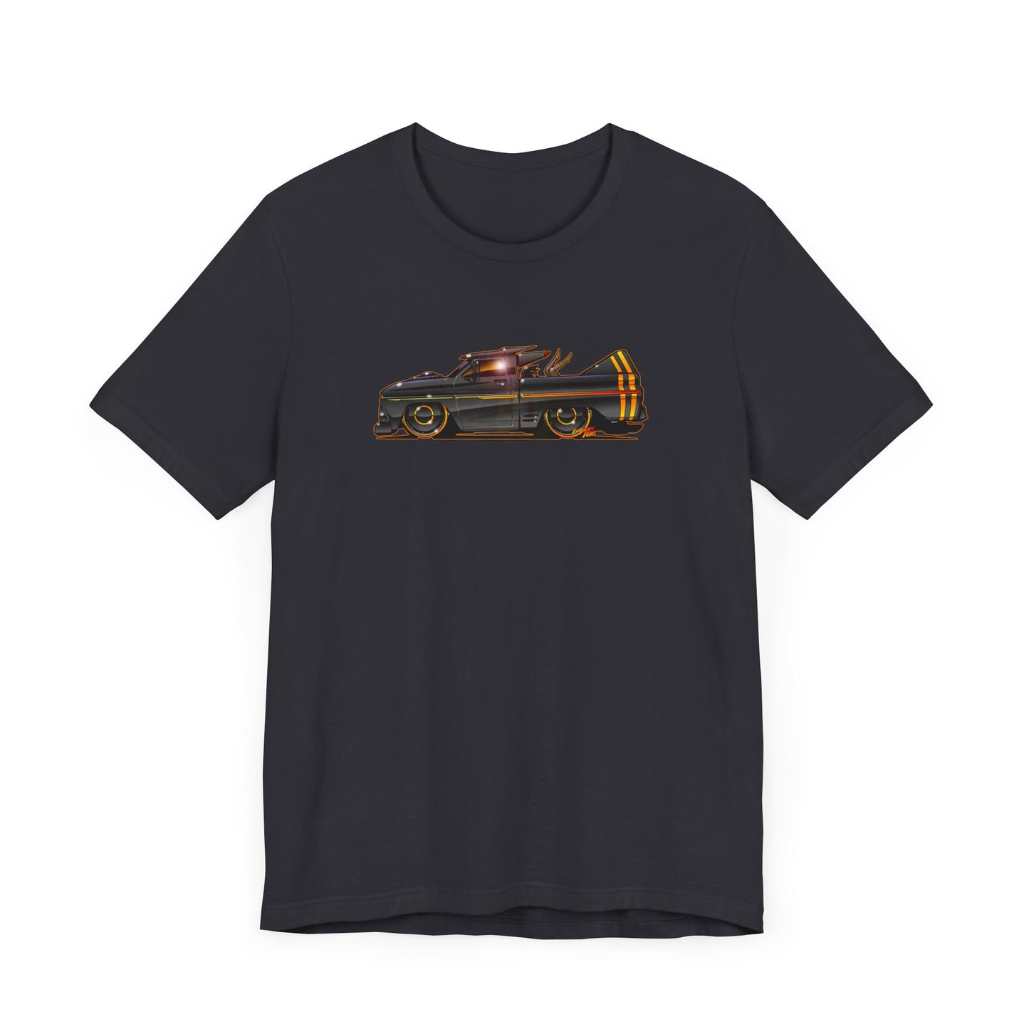 CHEVROLET C10 1960 Stinger Pickup Truck Concept Art Custom Short Sleeve Tee 8 Colors