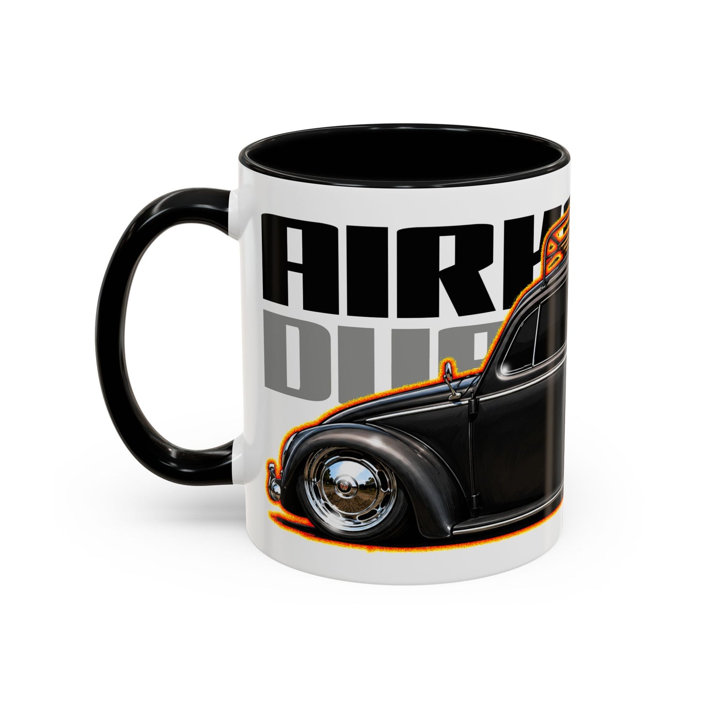 AIRKOOLED KLASSICS Custom VW Bug Collectible Fireball Art Coffee Mug - 2 Sizes