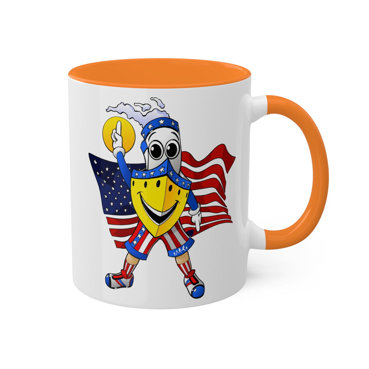 BUDDY CRUISE - PATRIOT Coffee Mug, 11oz (6 Colors!)-Mug-Fireball Tim Garage