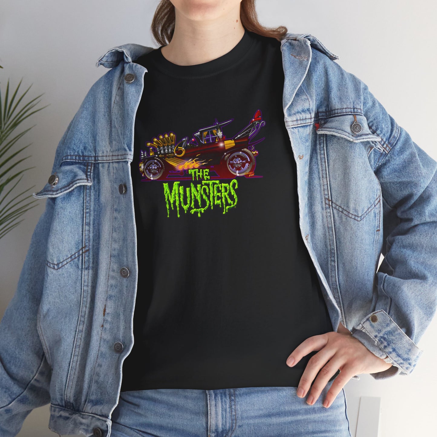 THE MUNSTERS TV Show Munster Koach Concept Art Cotton Tee Shirt 11 Colors