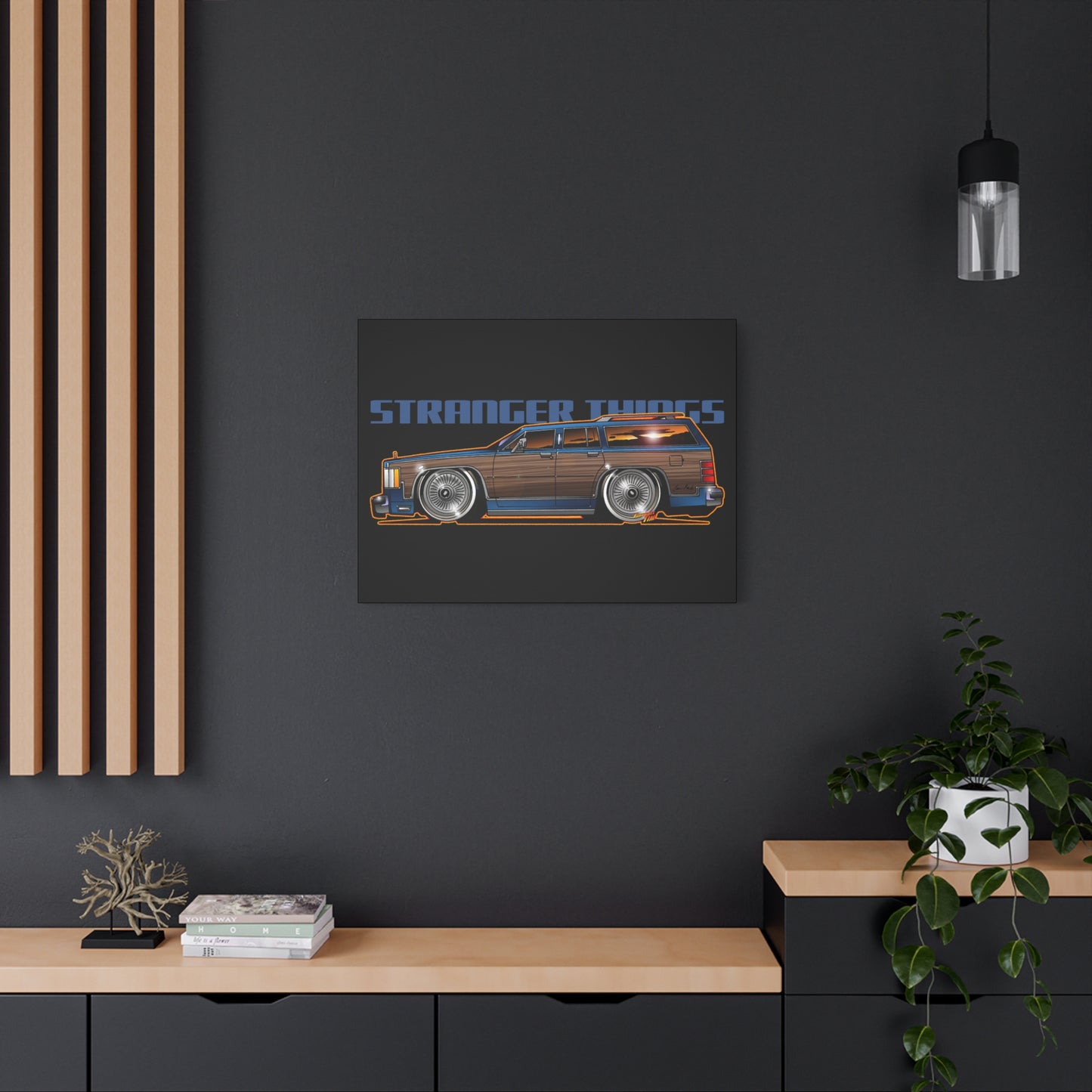 STRANGER THINGS Mercury Colony Park Wagon Collectible Canvas Art Wall Print - Multiple Sizes