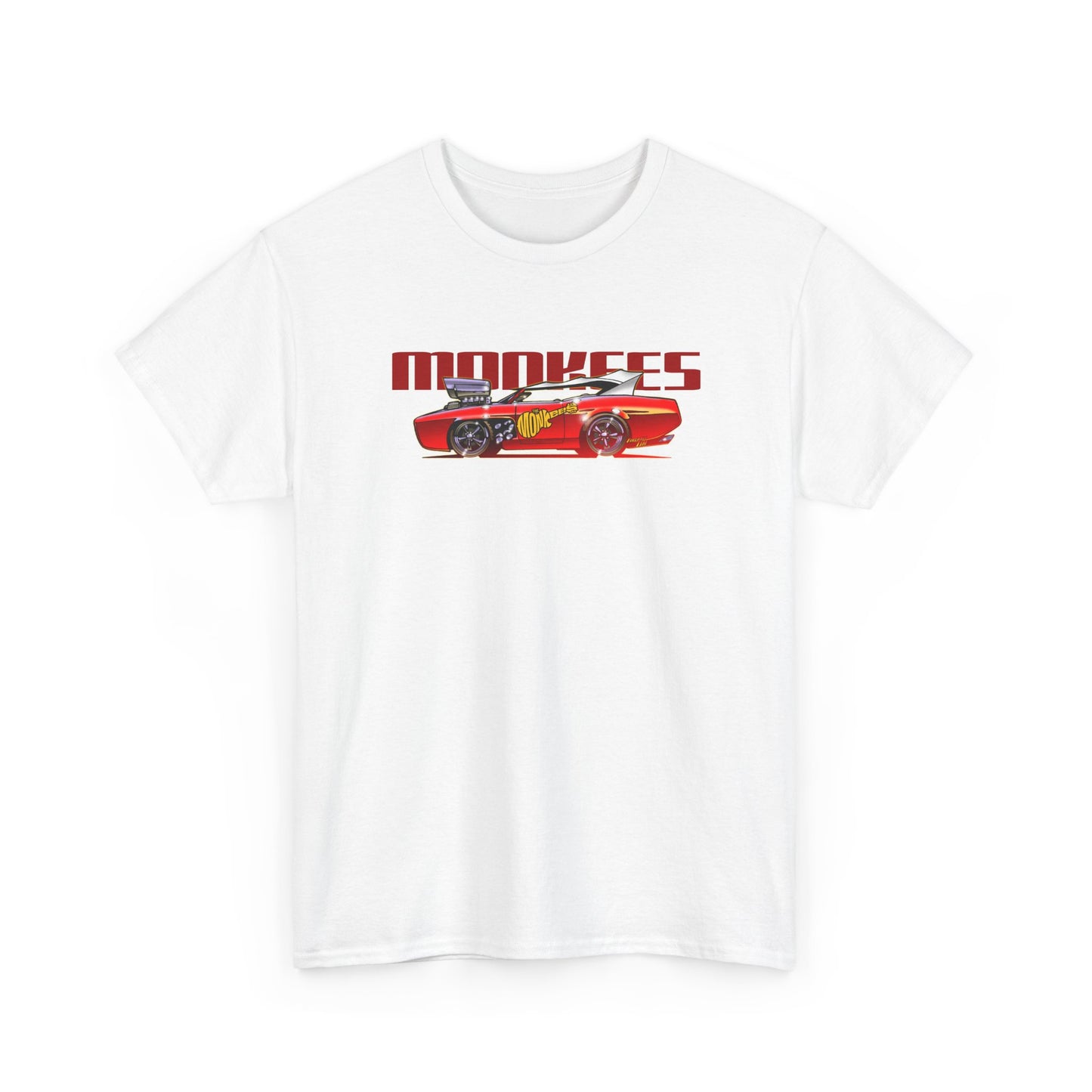 THE MONKEES Monkeemobile Cotton Tee Shirt - 12 Colors