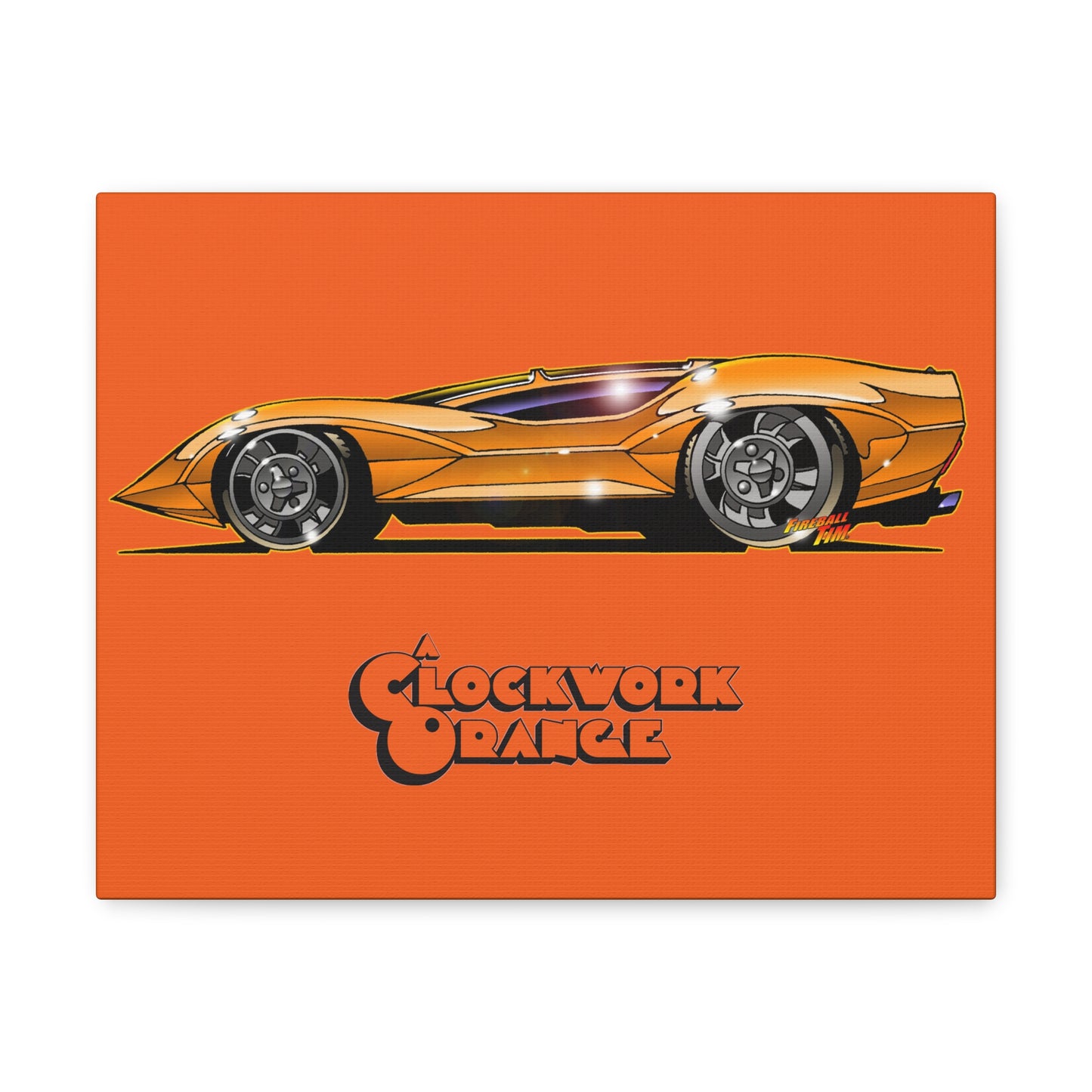 A CLOCKWORK ORANGE Movie Car Art Canvas Gallery Art Print 11x14