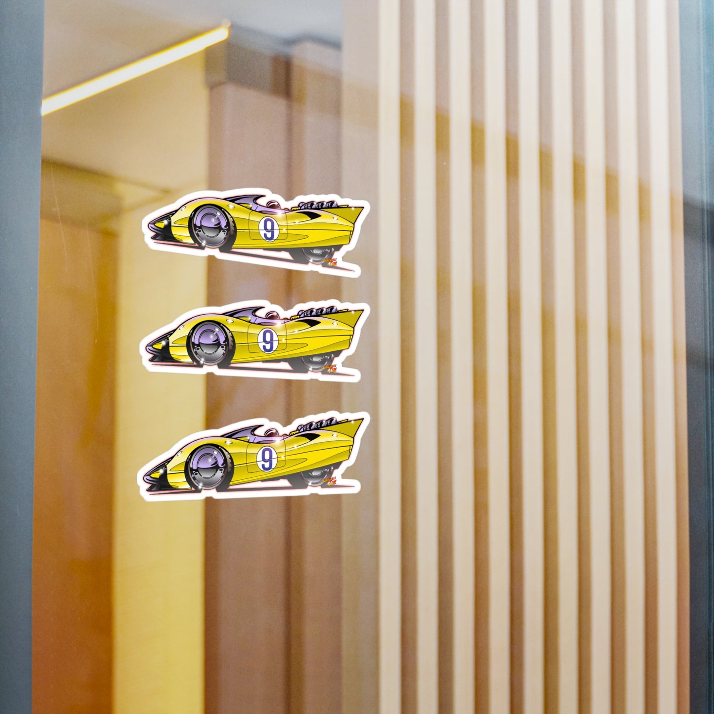 SPEED RACER RACERX SHOOTING STAR Fireball Art Decal Stickers - 4 Sizes
