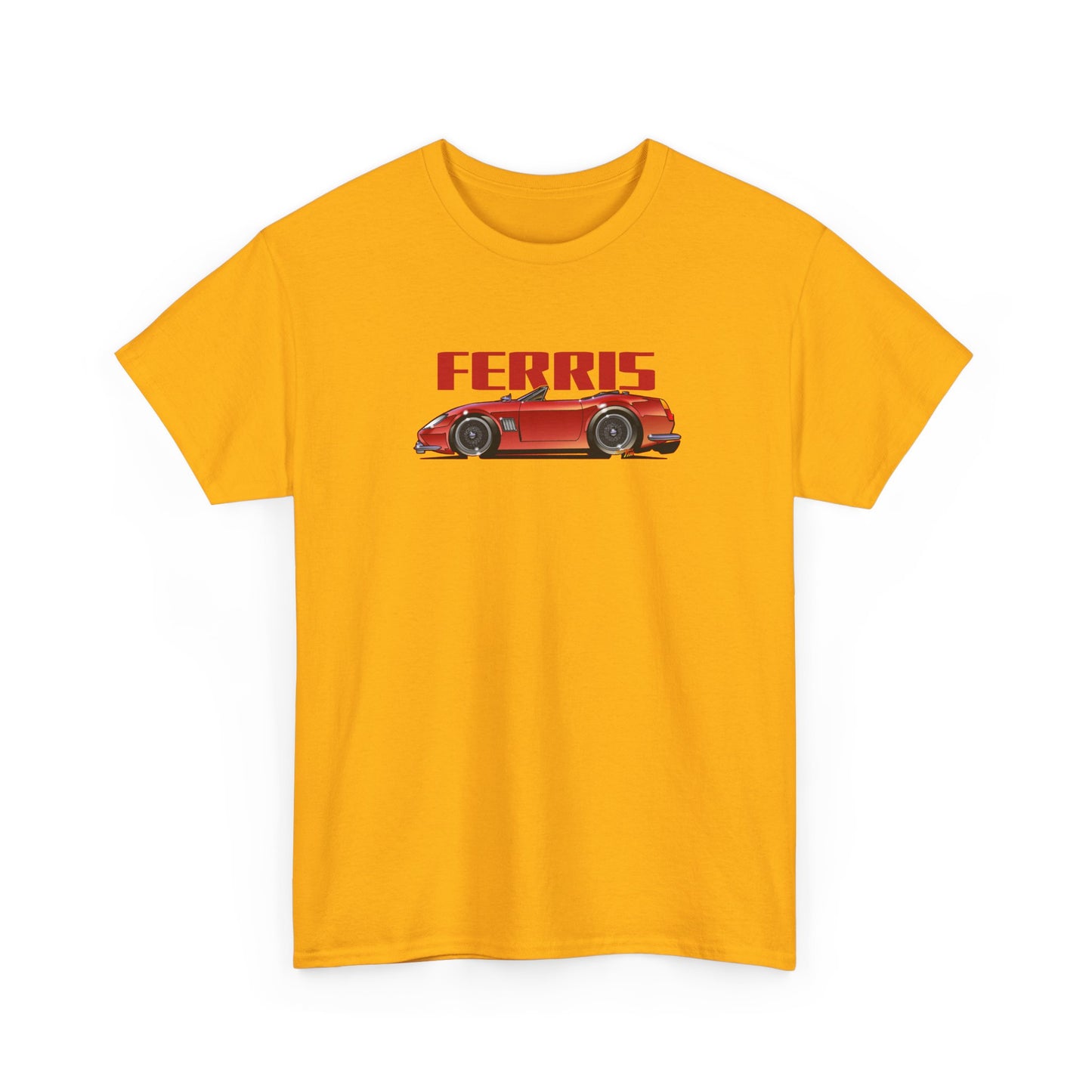 FERRIS BUELLERS DAY OFF 1985 FERRARI Modena Spyder California Tee Shirt - Multiple Sizes