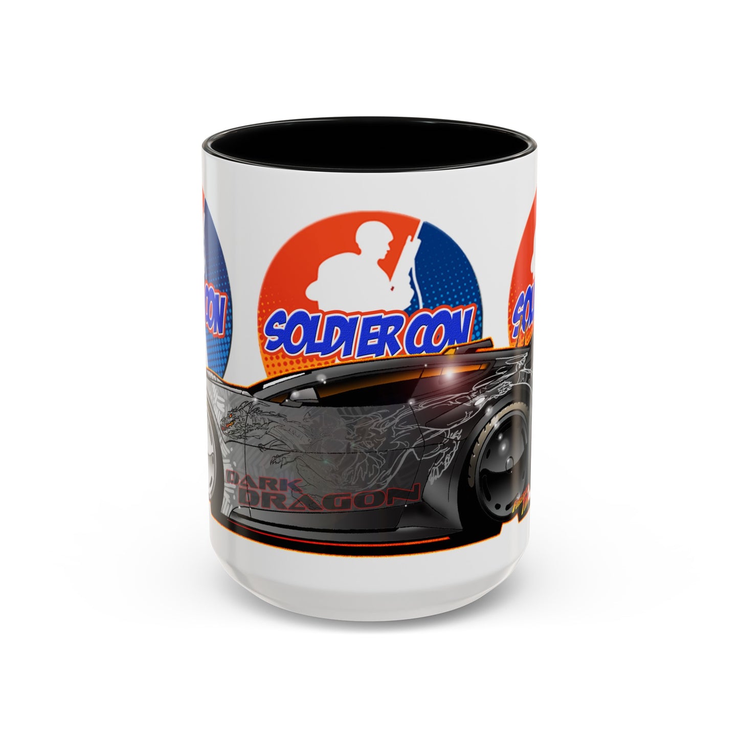 SOLDIER CON DARK DRAGON FORD MUSTANG Concept Art Official Mug 11 and 15oz