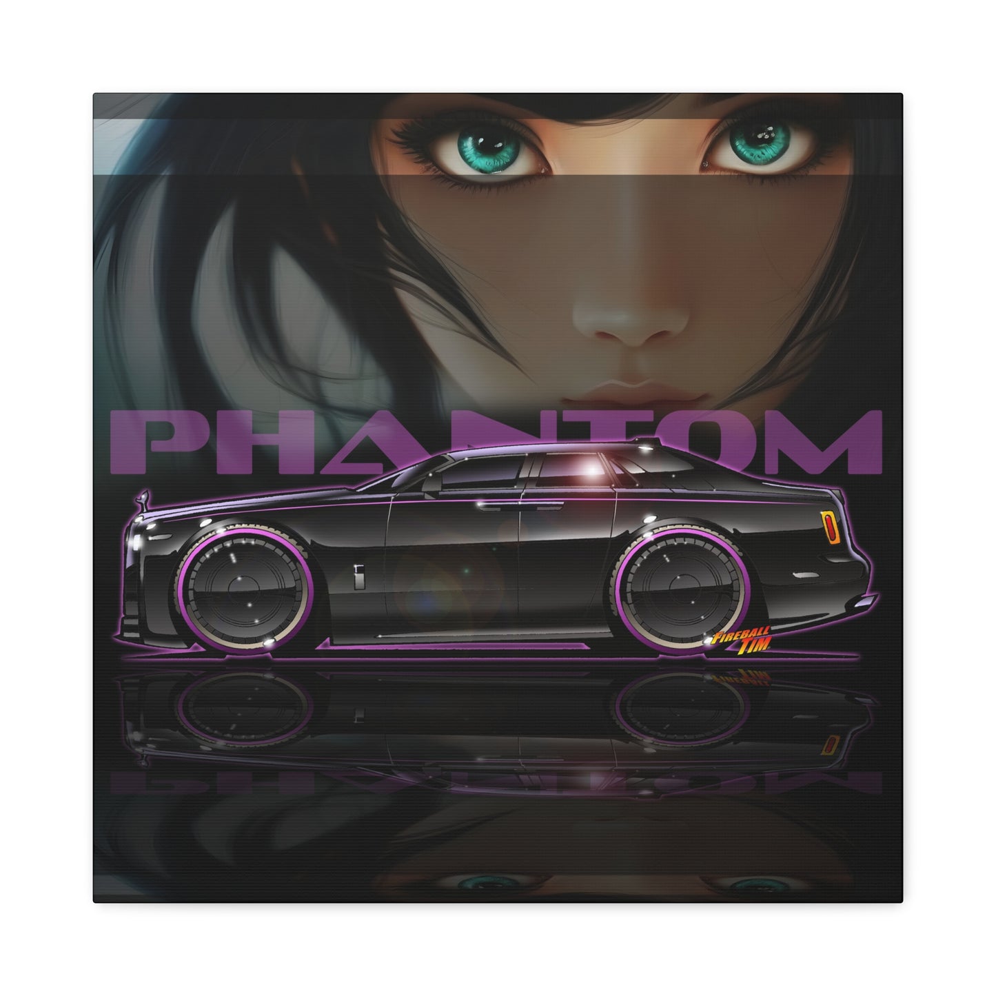 ROLLS ROYCE PHANTOM SPECTRE Canvas Wall Art Print MASTERPRINT 3 Sizes