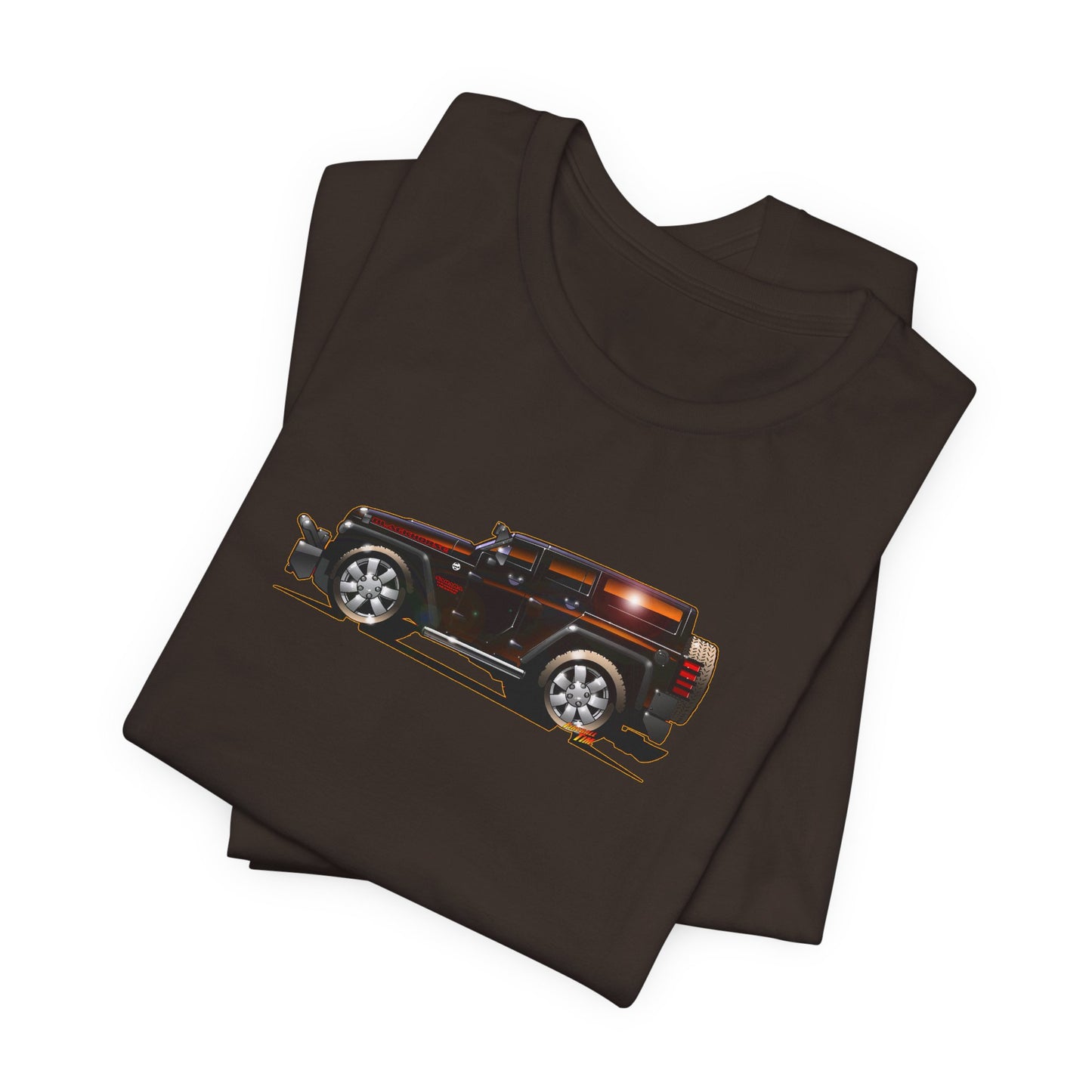 JEEP WRANGLER SAHARA BLACKHORSE Concept Art Short Sleeve Tee 11 Colors