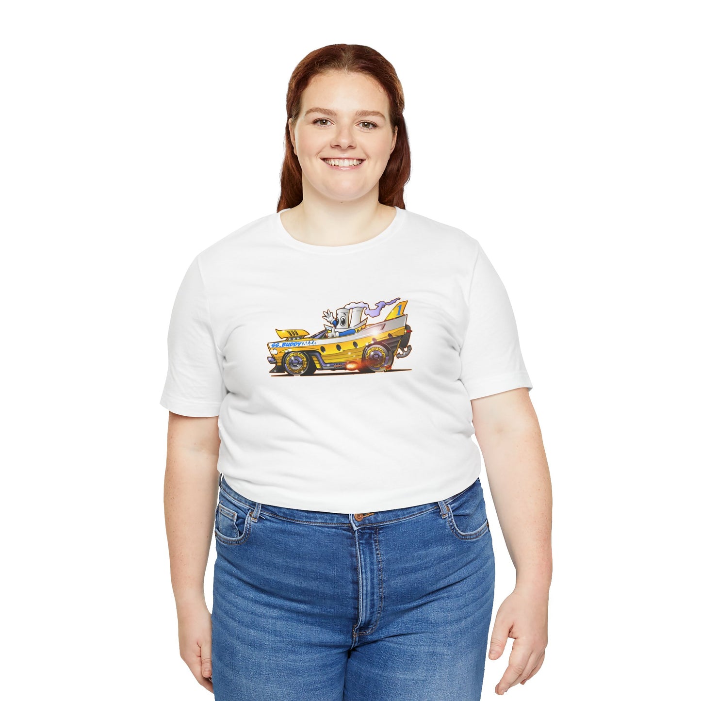 BUDDY CRUISE BUDDYMOBILE Custom Car Art Short Sleeve Tee in 17 Colors