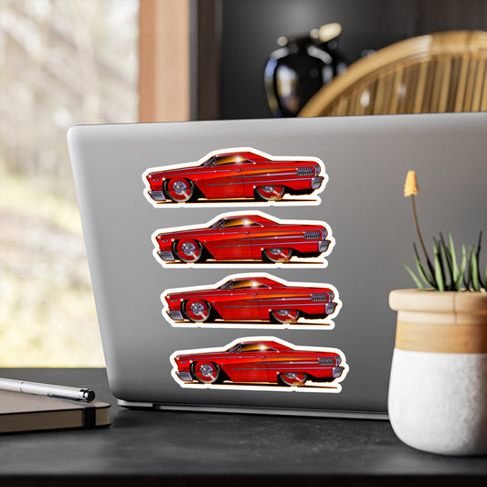 FORD GALAXIE 500 427R Code Classic Car Fireball Decal Stickers