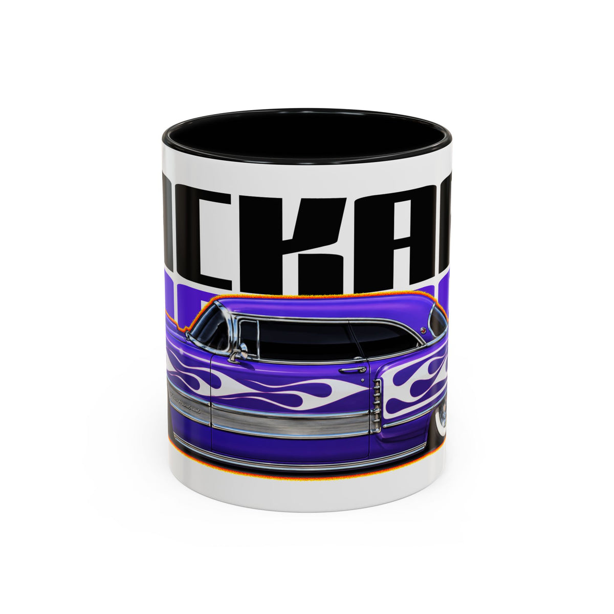 PACKARD 1955 Kustom Four Hundred Collectible Fireball Art Coffee Mug - 2 Sizes