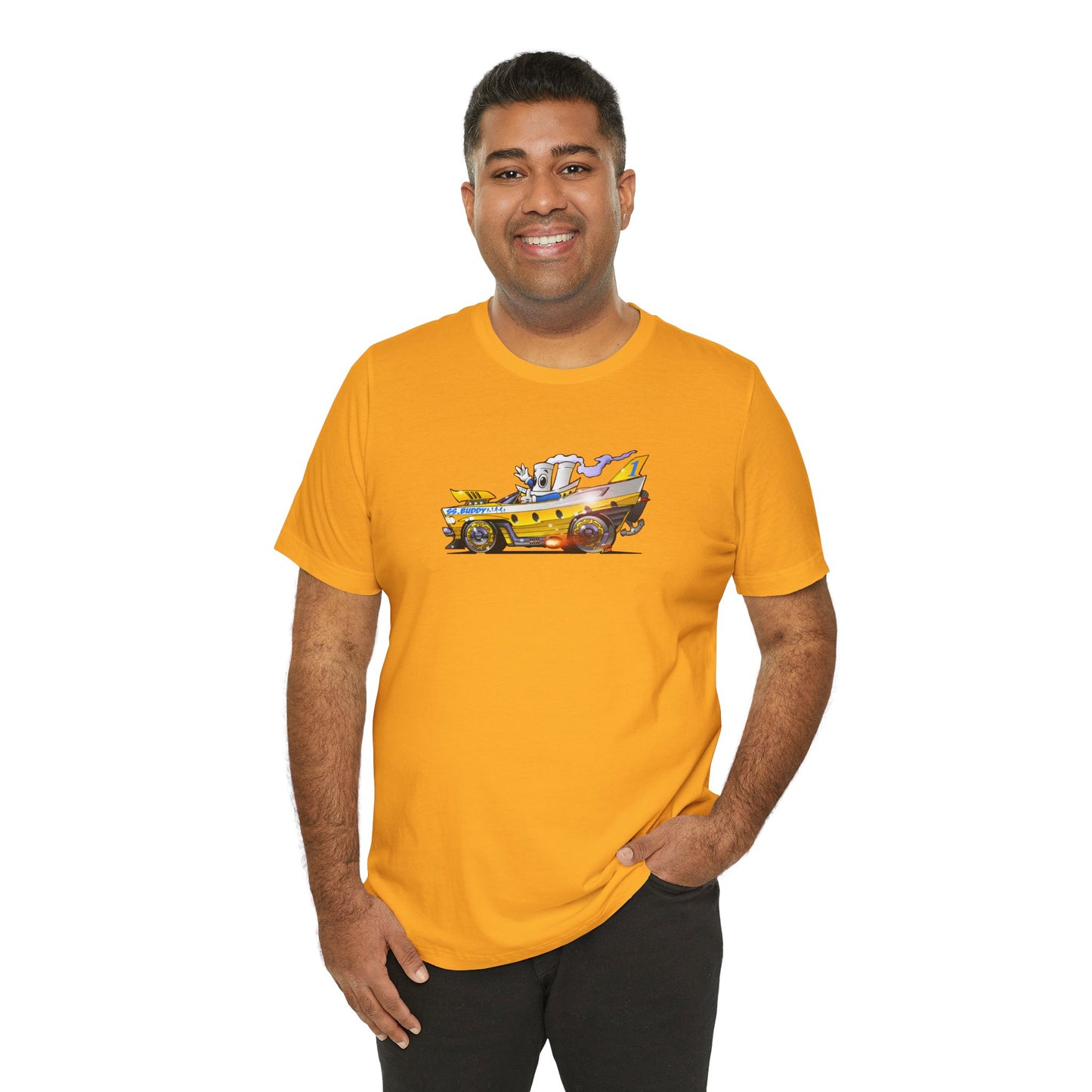 BUDDY CRUISE BUDDYMOBILE Custom Car Art Short Sleeve Tee in 17 Colors