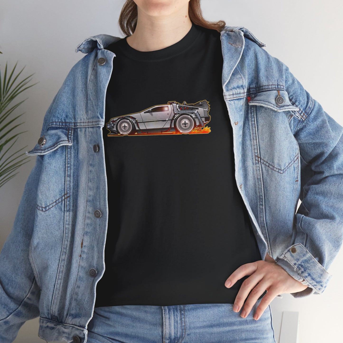 BACK TO THE FUTURE DELOREAN Time Machine Concept Art Tee Shirt 11 Colors