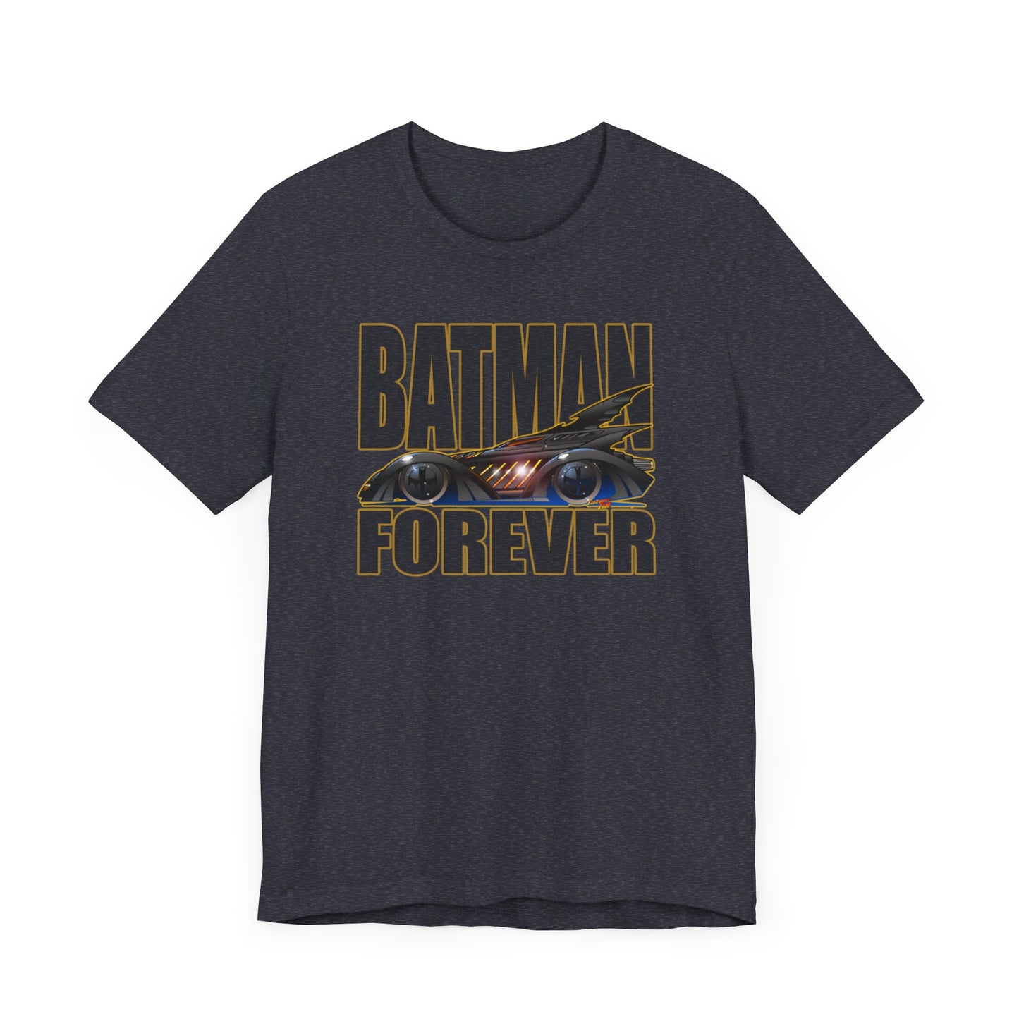 BATMAN FOREVER BATMOBILE Concept Art Short Sleeve Tee 12 Colors