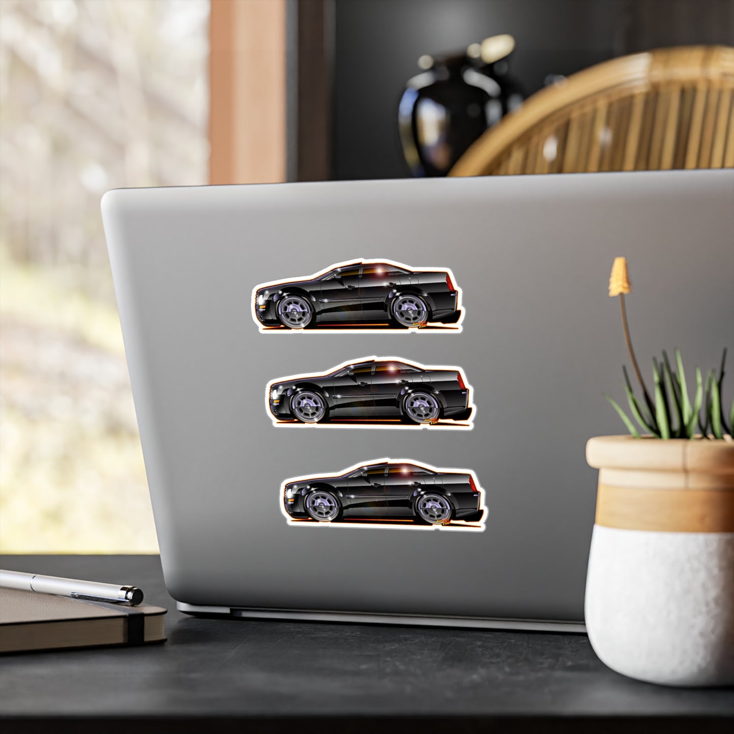 CHRYSLER 300 Fireball Art Collectible Decal Stickers - 4 Sizes