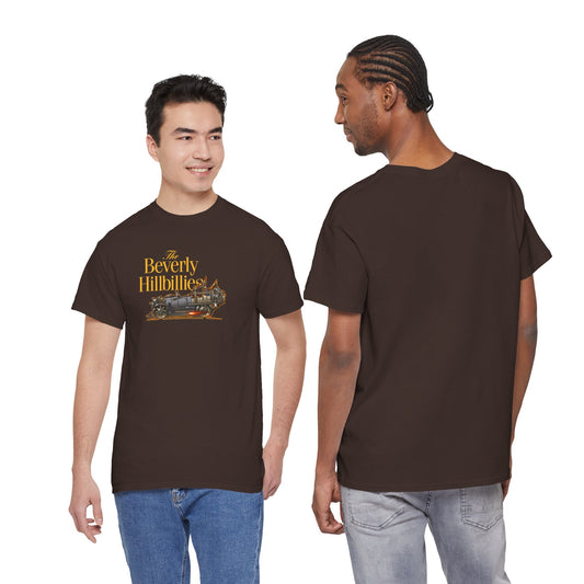 THE BEVERLY HILLBILLIES Jalopy Car Unisex Heavy Cotton Tee Shirt 12 Colors