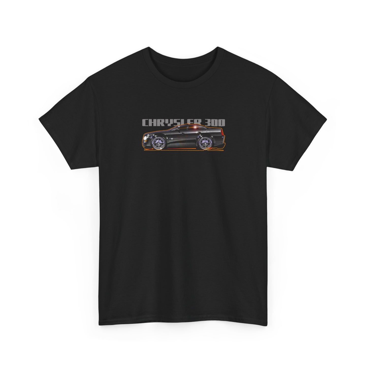 CHRYSLER 300 Fireball Art Collectible Heavy Cotton Tee - Multiple Colors