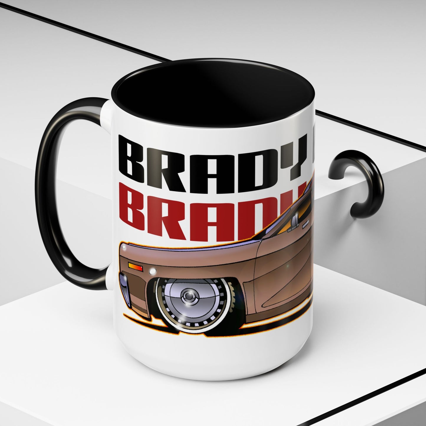 THE BRADY BUNCH 1971 Plymouth Satellite Wagon Collectible Coffee Mug 2 Sizes