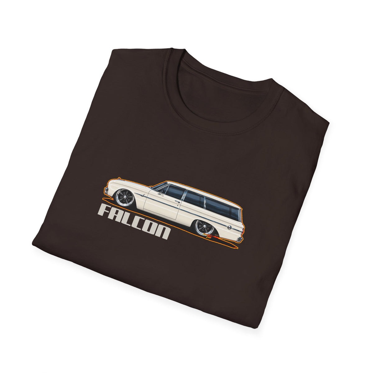 FORD FALCON WAGON Collectible Fireball Art TeeShirt