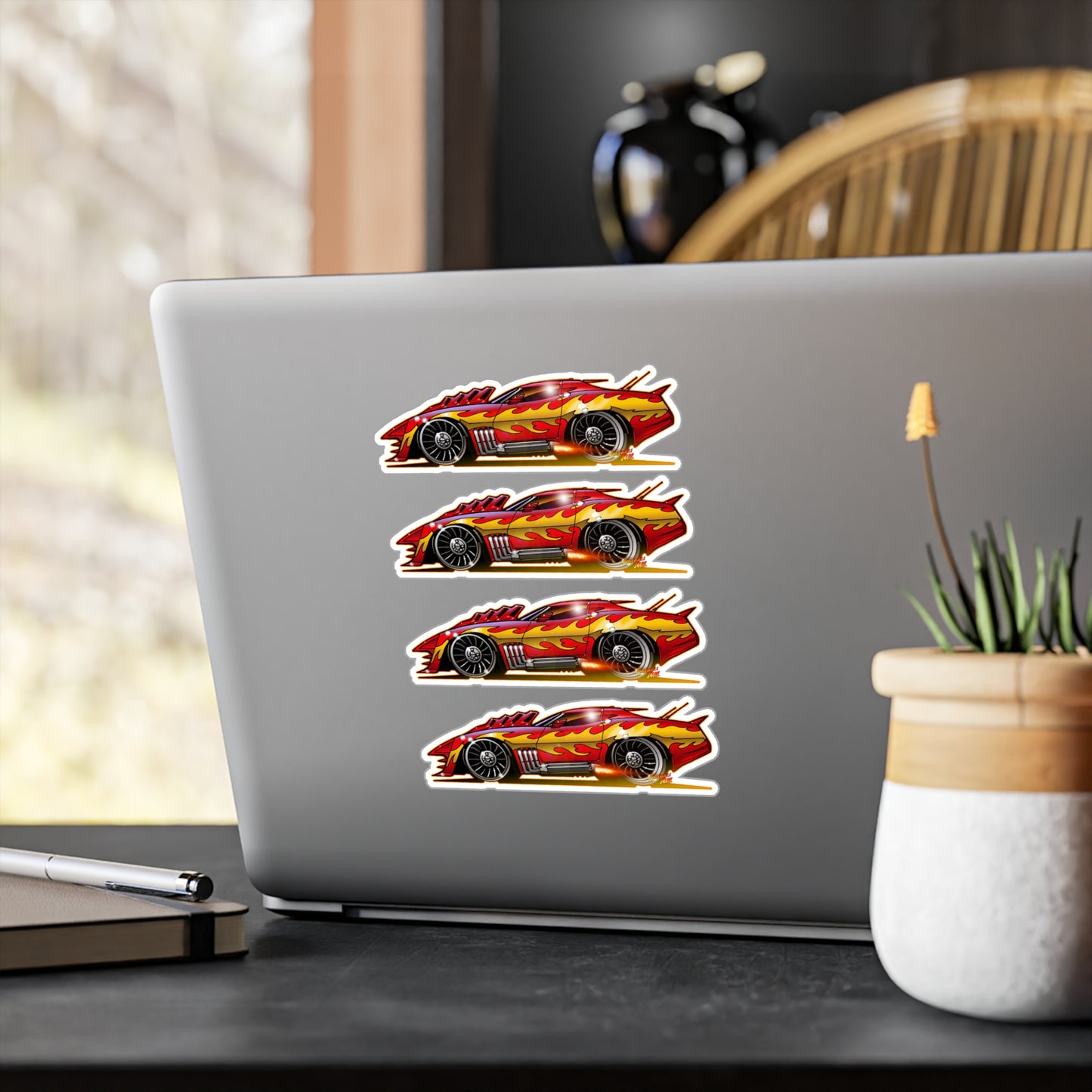CORVETTE SUMMER Movie Car Collectible Stickers - 4 Sizes