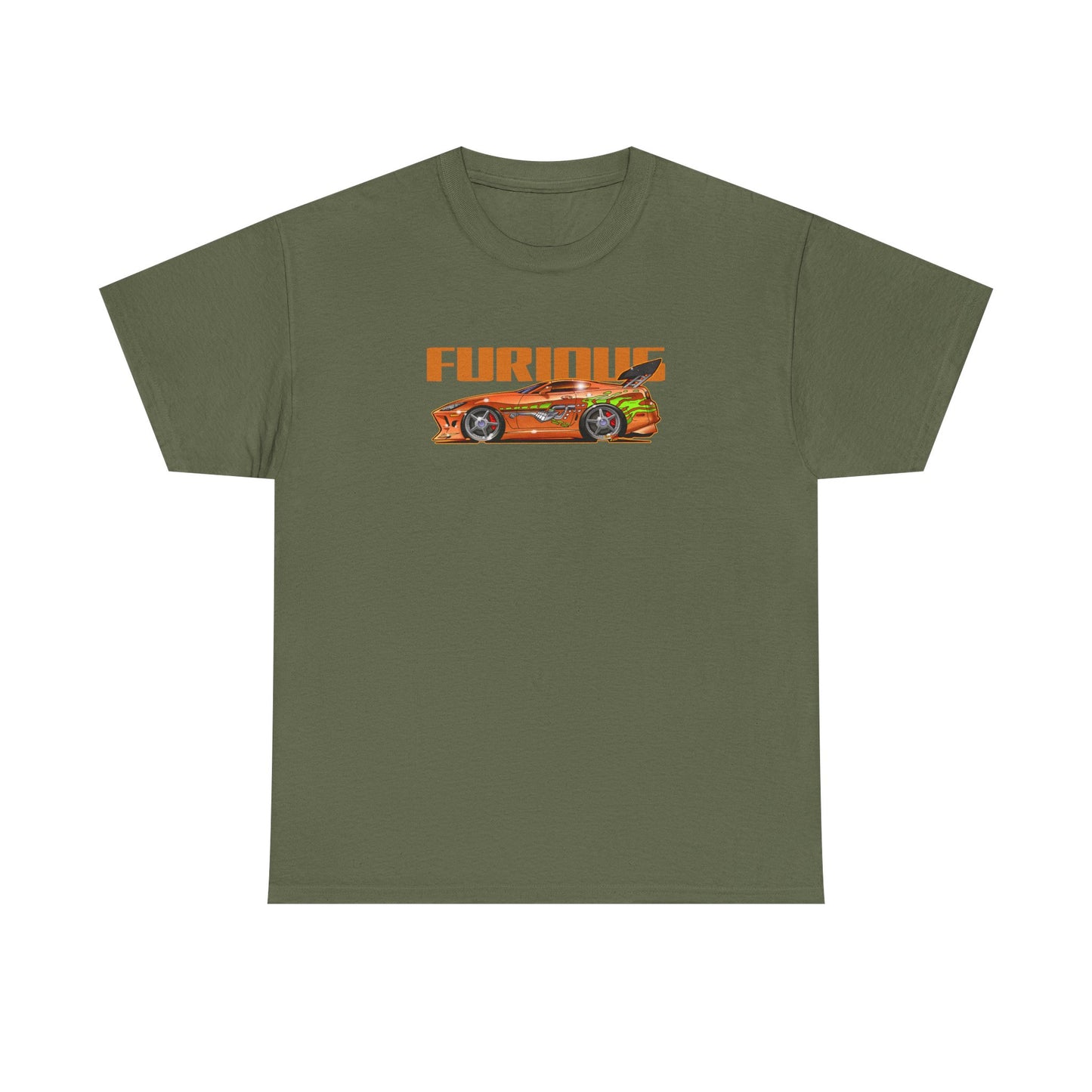 FAST & FURIOUS 1994 TOYOTA SUPRA MK IV Fireball Art Tee Shirt - Multiple Sizes