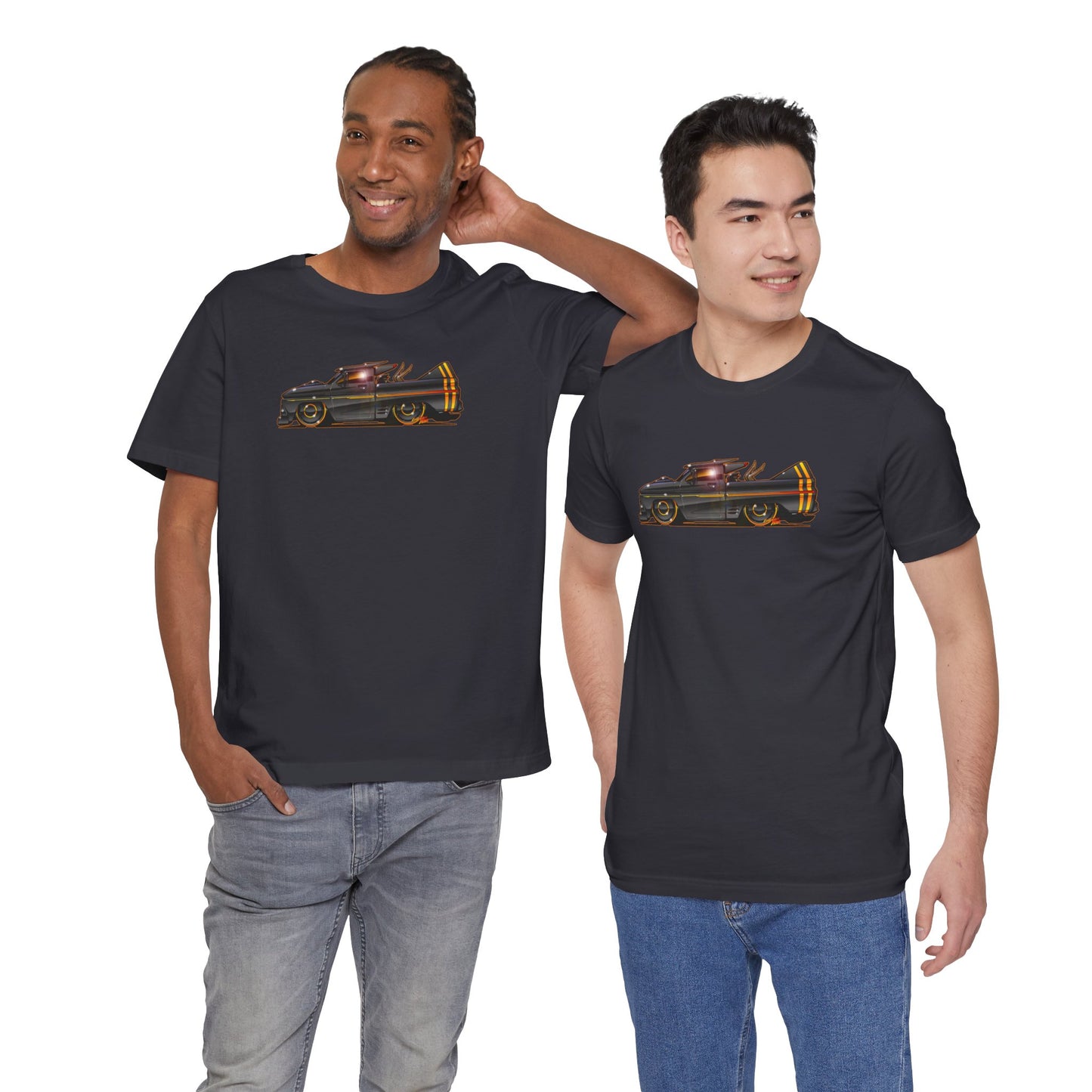 CHEVROLET C10 1960 Stinger Pickup Truck Concept Art Custom Short Sleeve Tee 8 Colors