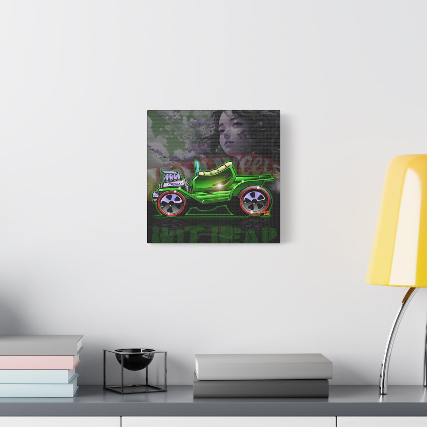HOT HEAP HOT WHEELS Vintage Car Diecast Canvas Art Wall Print - 12x12