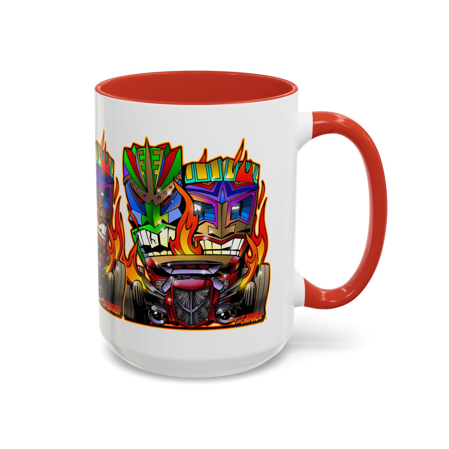 HOT ROD TIKI Collectible Art Coffee Mug 2 Sizes 4 Colors