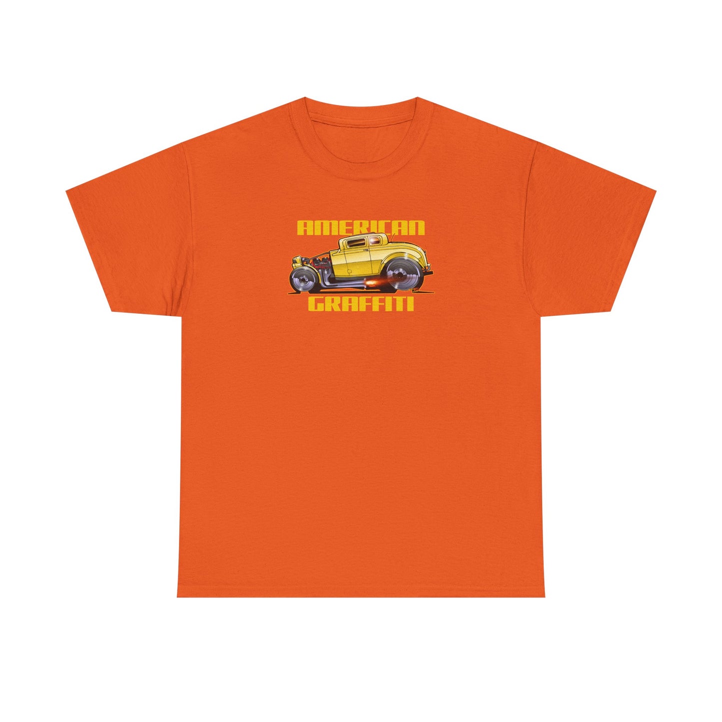 AMERICAN GRAFFITI '32 HOT ROD Movie Car Fireball Art Tee Shirt - Mutliple Colors