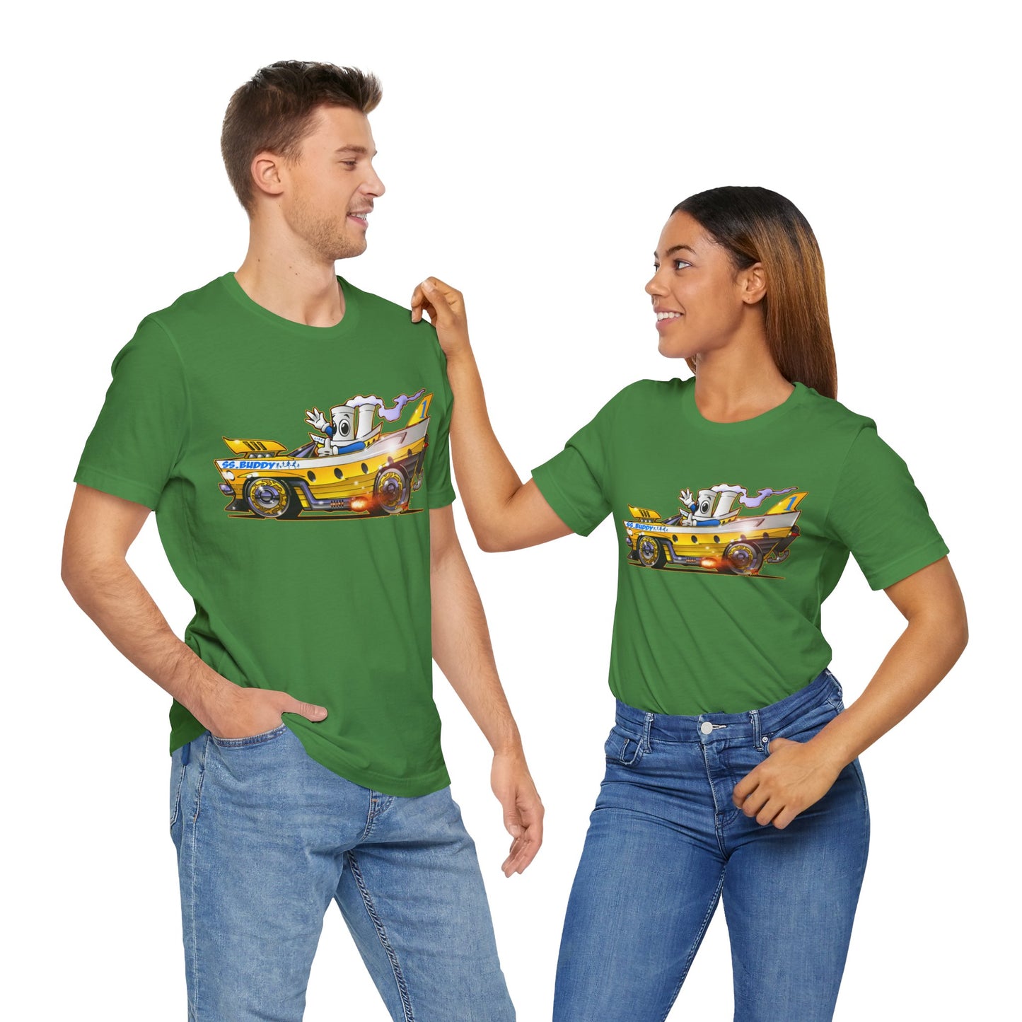 BUDDY CRUISE BUDDYMOBILE Custom Car Art Short Sleeve Tee in 17 Colors