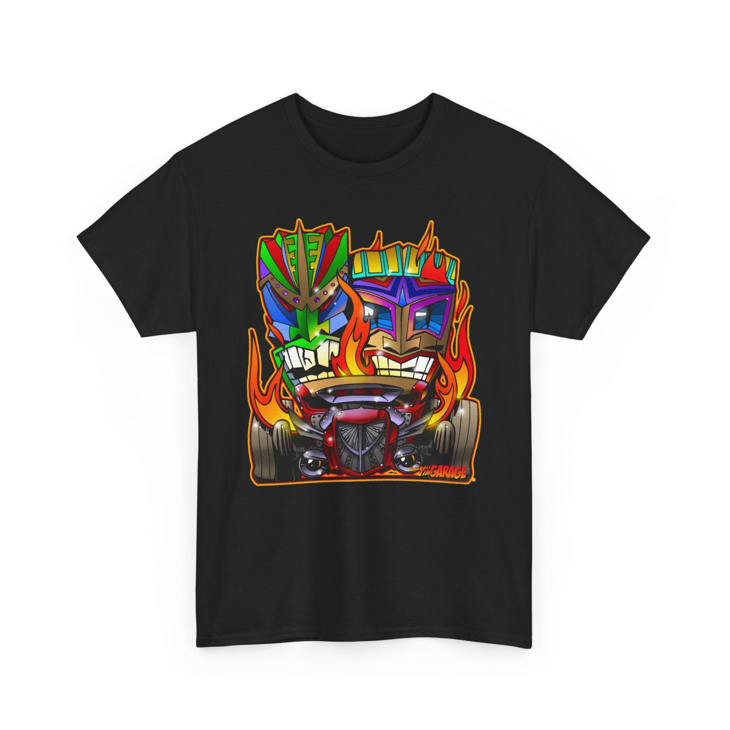 HOT ROD TIKIS Concept Art Tiki Unisex Heavy Cotton Tee 13 Colors