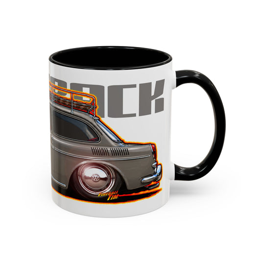 VOLKSWAGEN NOTCHBACK Collectible Fireball Art Coffee Mug - 2 Sizes