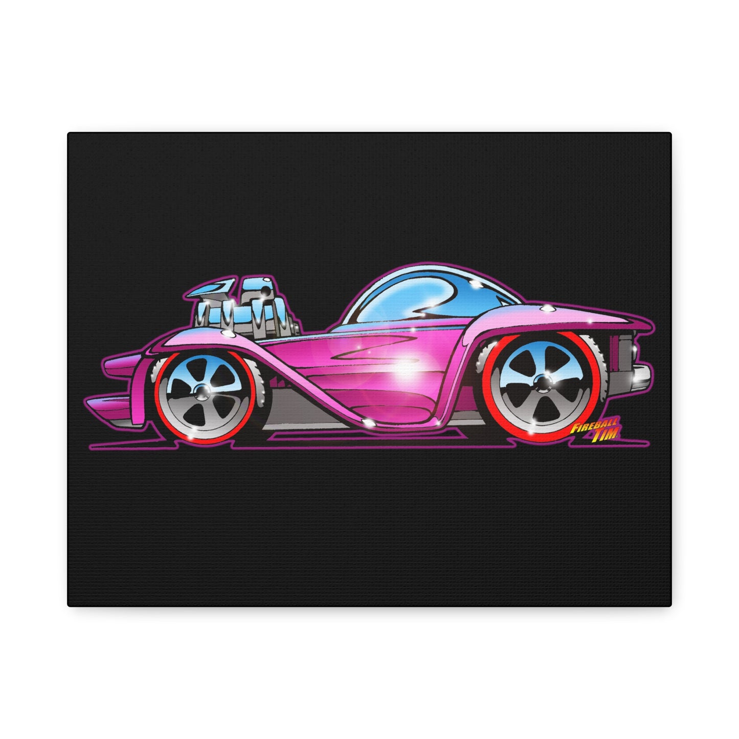 BEATNIK BANDIT Hot Wheels Canvas Art Print - 11x14