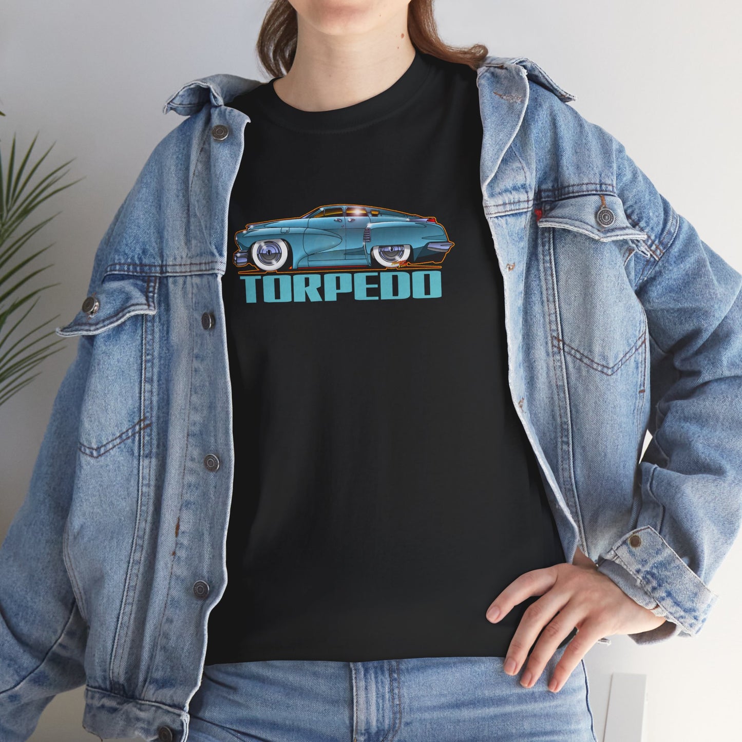 TUCKER TORPEDO 48 Collectible Fireball Art Cotton Tees