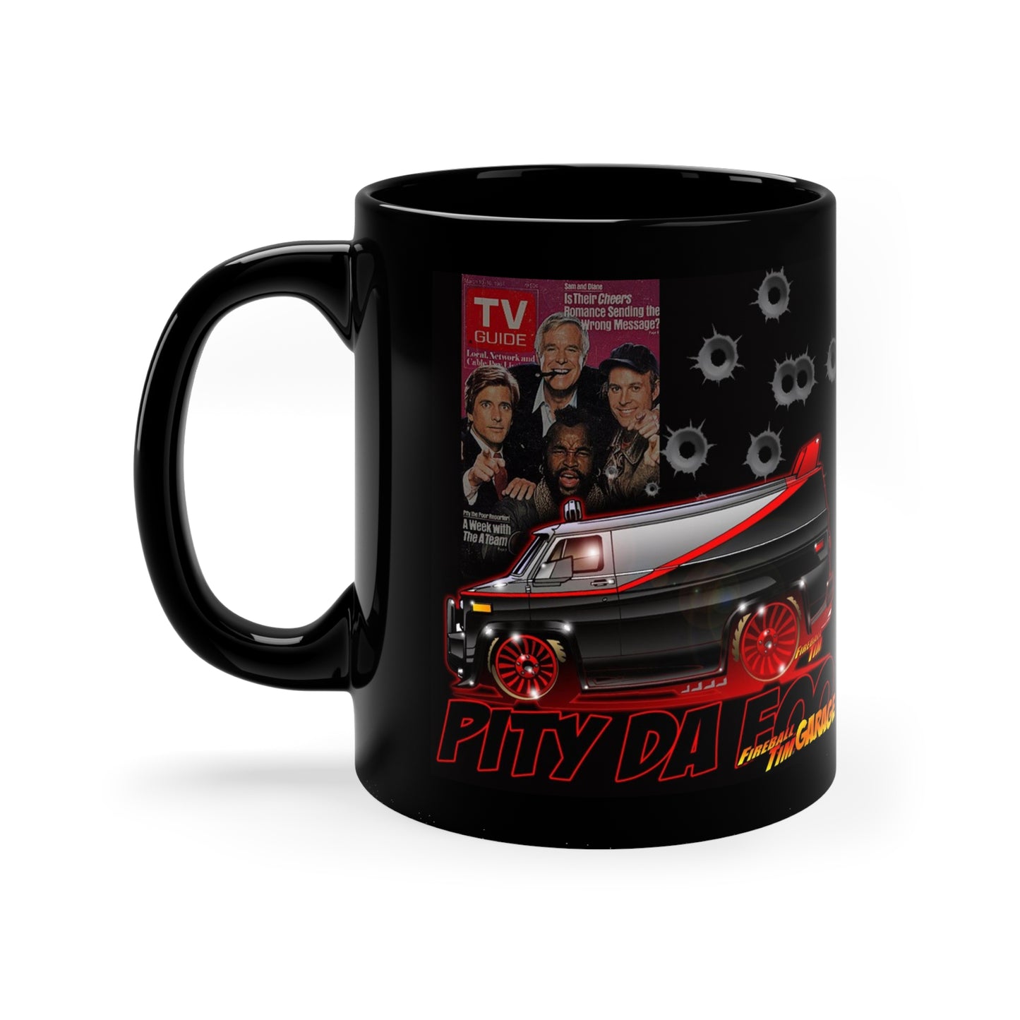 A-TEAM TV Show Garage Coffee Mug 11oz