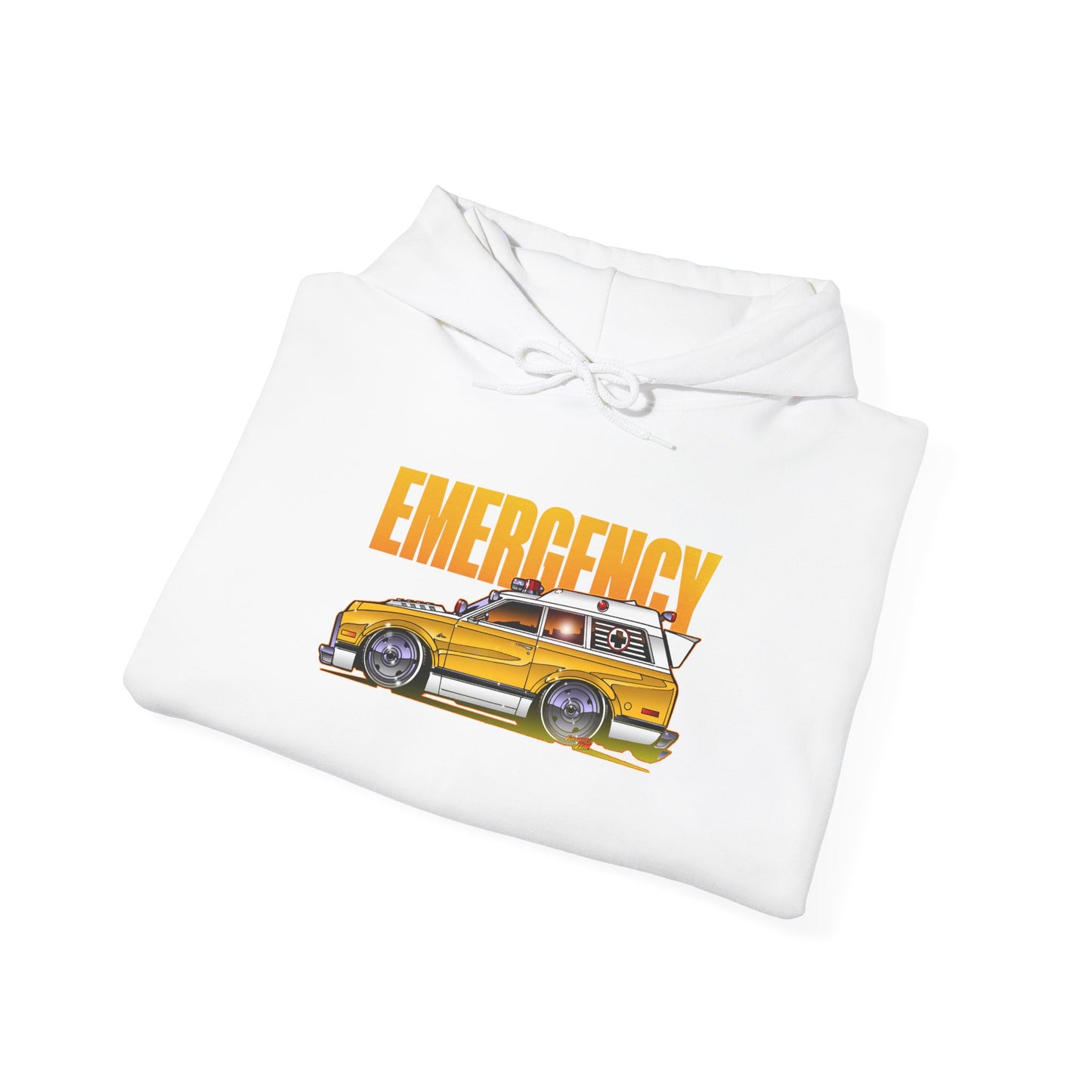 EMERGENCY AMBULANCE TV Show Concept Art Hooded Sweatshirt 9 Colors