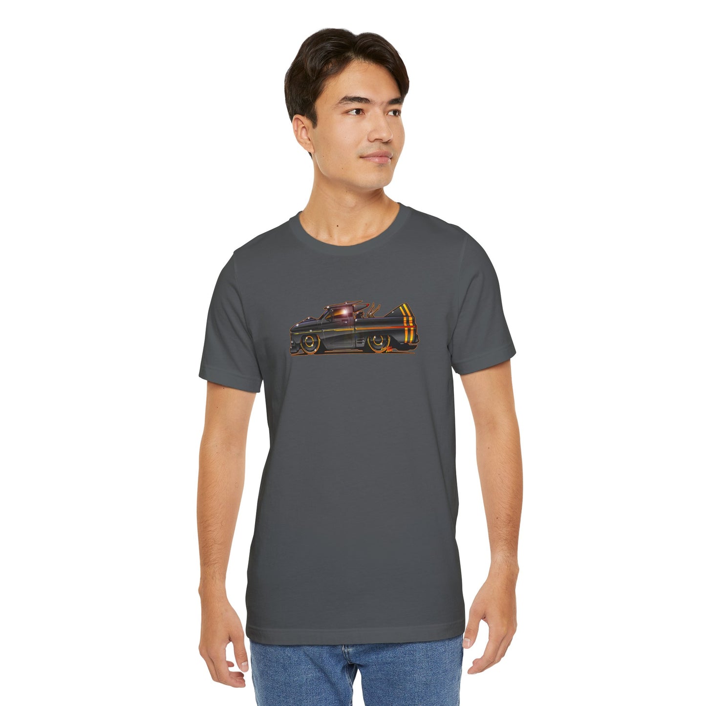 CHEVROLET C10 1960 Stinger Pickup Truck Concept Art Custom Short Sleeve Tee 8 Colors