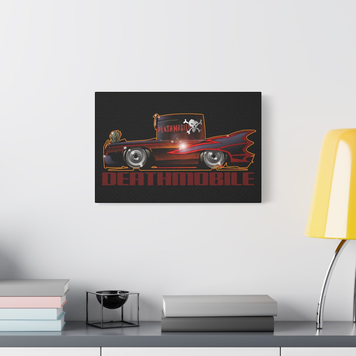 ANIMAL HOUSE DEATHMOBILE Fireball Art Canvas Wall Print