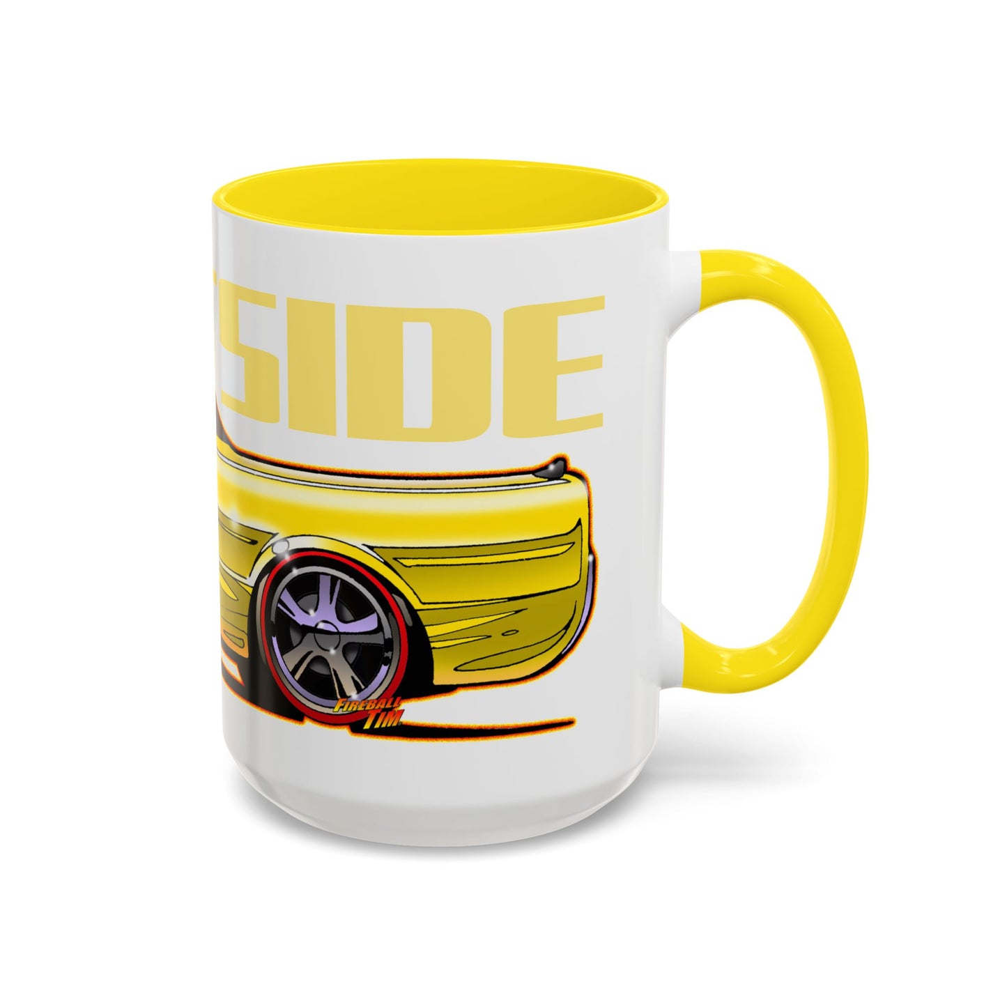 CUSTOM FLEETSIDE Hot Wheels Collectible Fireball Art Coffee Mug - 2 Sizes