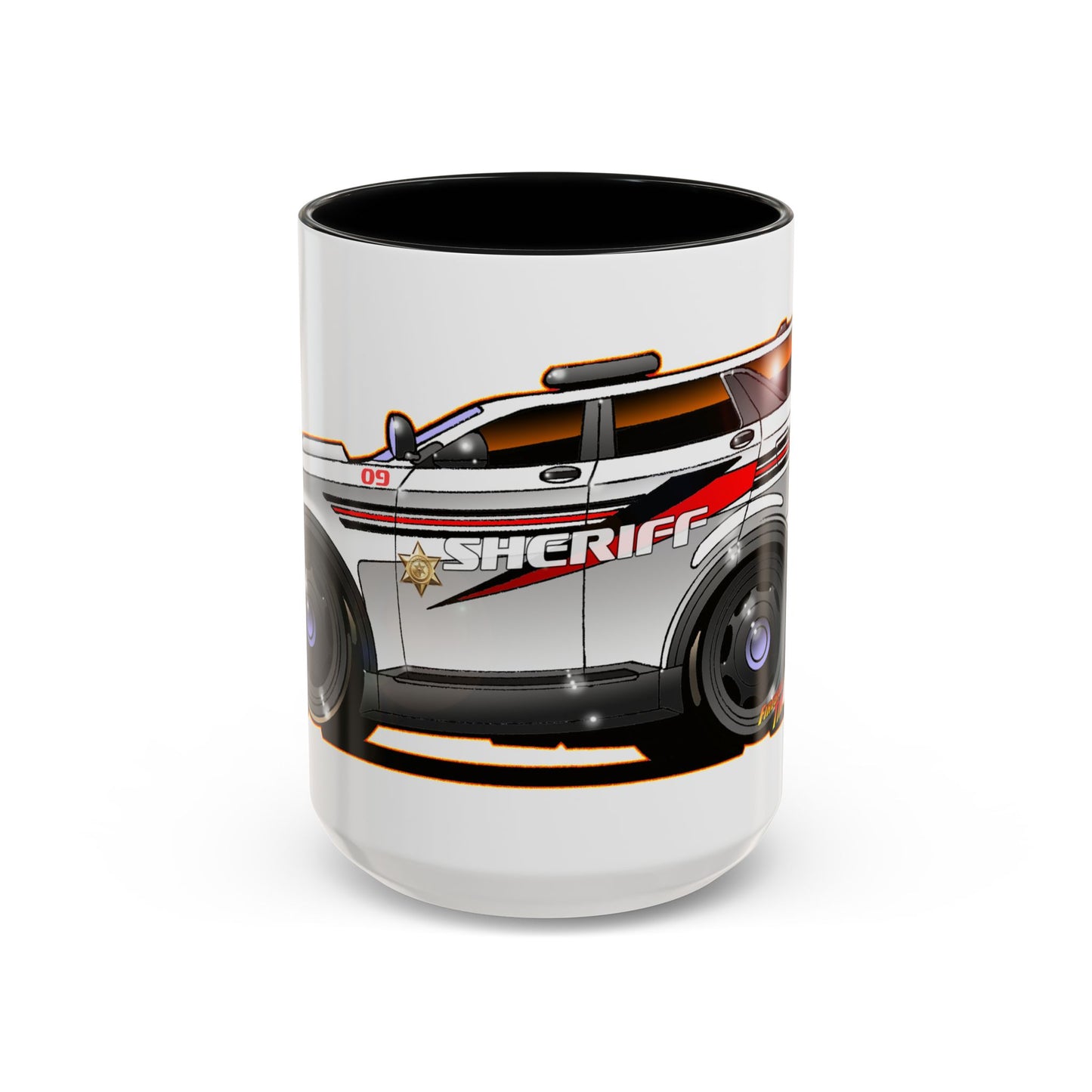 FORD EXPLORER POLICE CRUISER Sanfrantello 09 Tribute Coffee Mug 2 Sizes