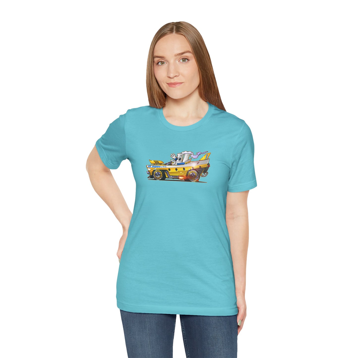 BUDDY CRUISE BUDDYMOBILE Custom Car Art Short Sleeve Tee in 17 Colors