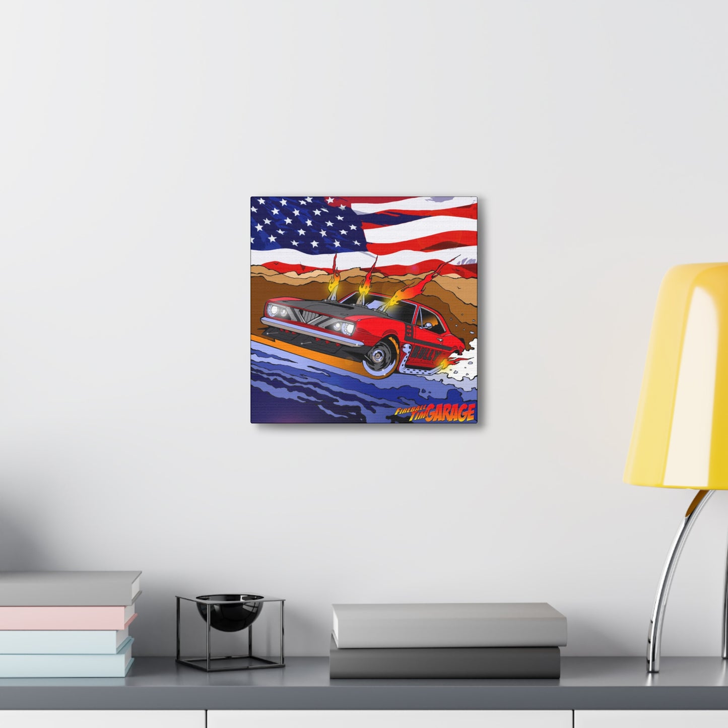 CHEVY CAMARO PATRIOT Concept Art Canvas Print 12x12