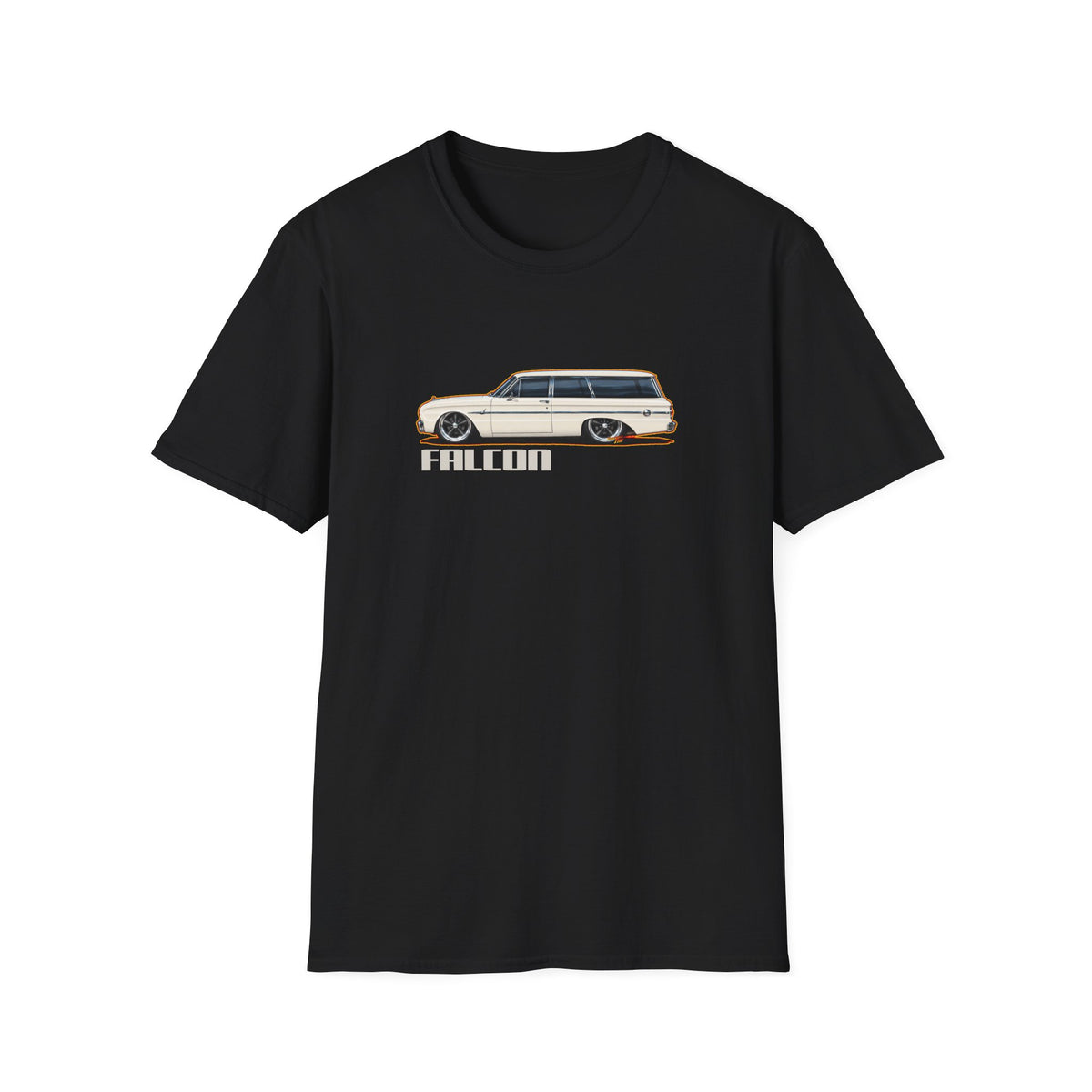 FORD FALCON WAGON Collectible Fireball Art TeeShirt